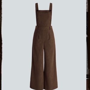 Cider brown overalls